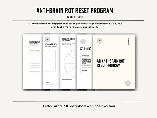 Anti-Brain Rot Reset Course