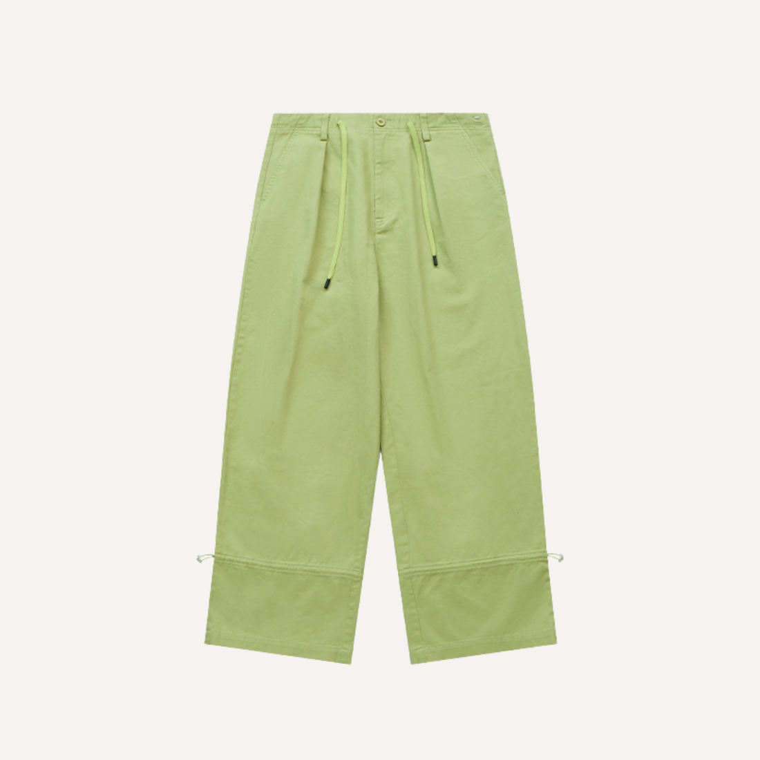 Men's Spring Summer Twill Laser Wide Loose Cargo Pants