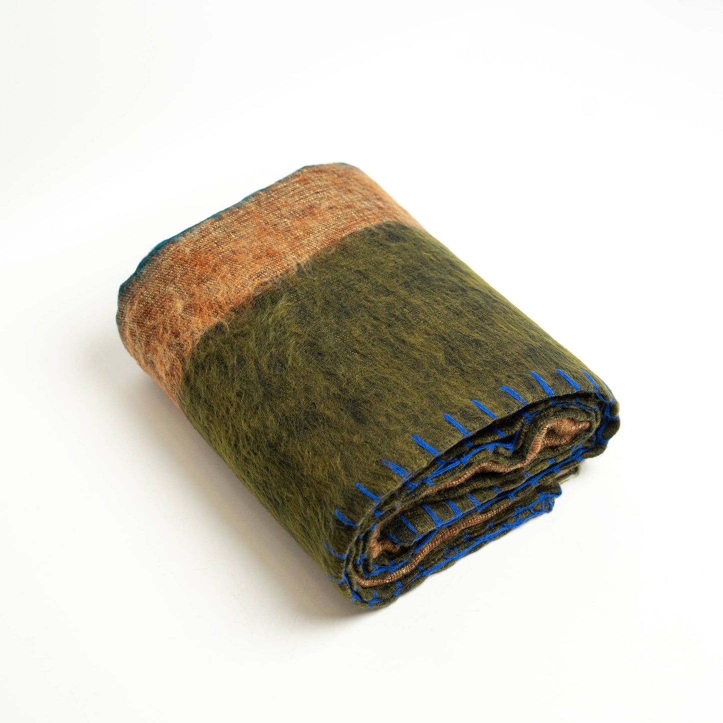 Extra Soft Yak wool Travel Throw Blanket  46"x90" Handmade