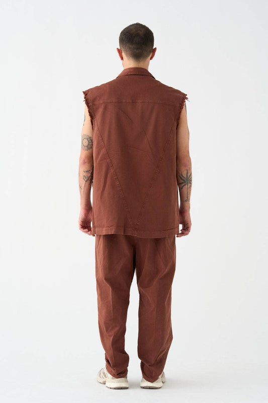 Brown vest