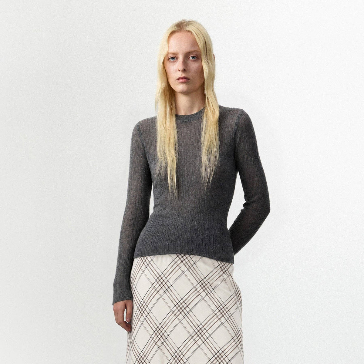 CUBIC Alpaca Blend Crew Neck Sweater