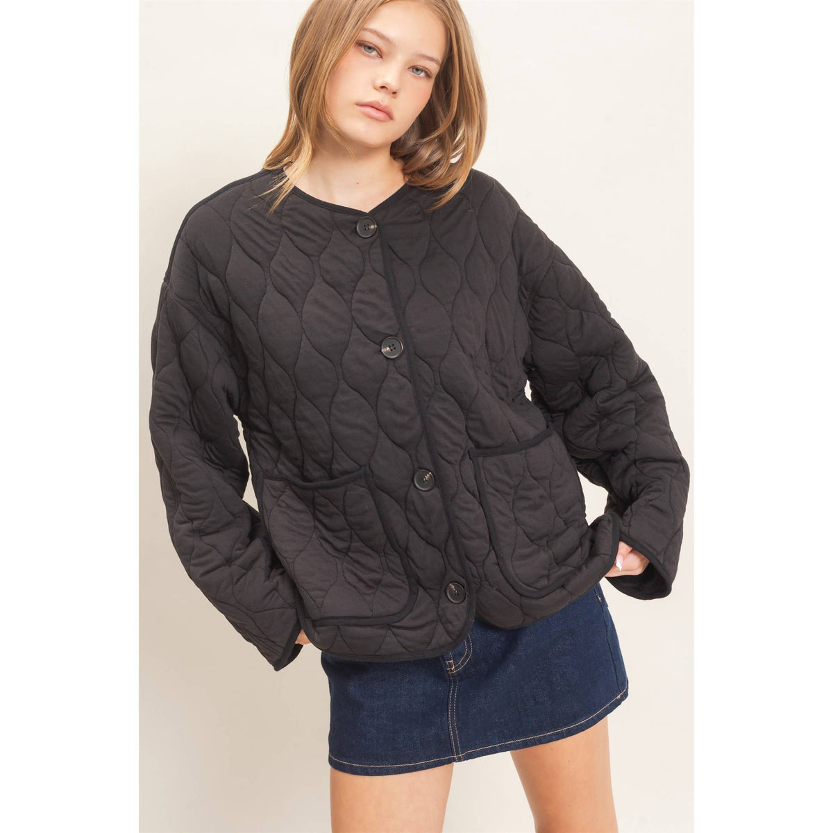Diamond Quilted Jacket