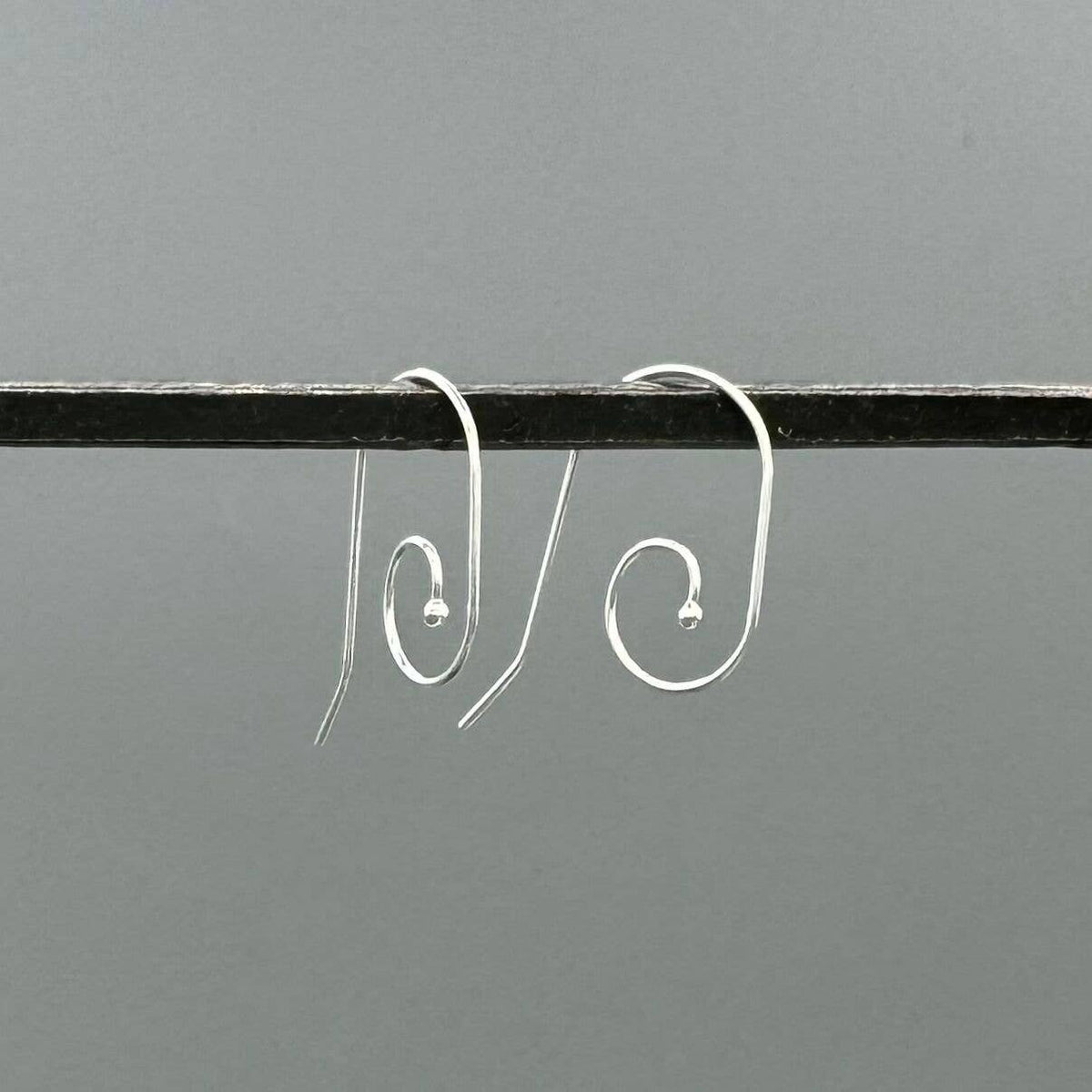 Oval Spiral Threader Hoops