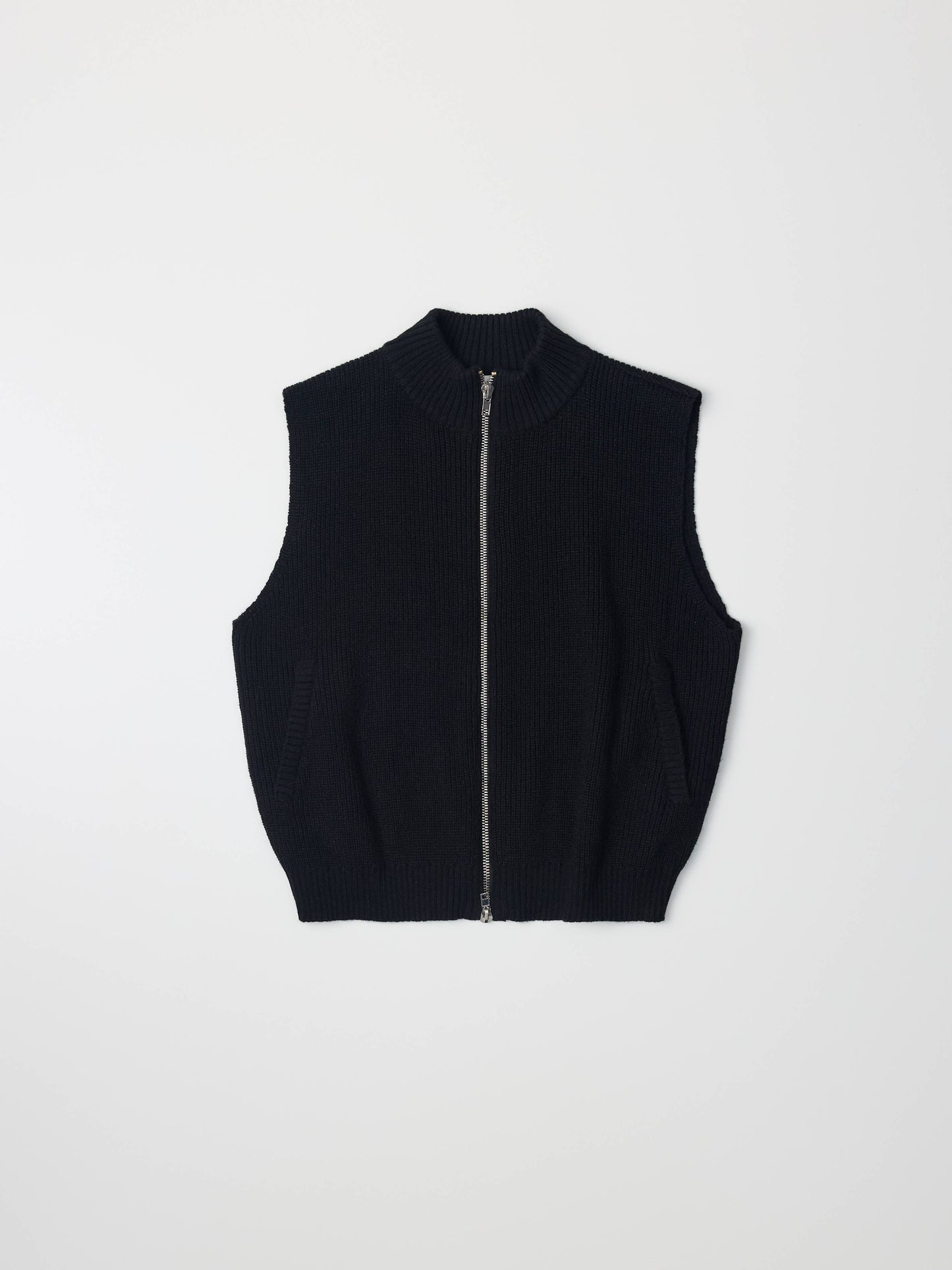 The Dion Vest | Zip-Up Knit Vest
