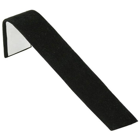 Black Velvet Jewelry Bracelet / Watch Display Ramp