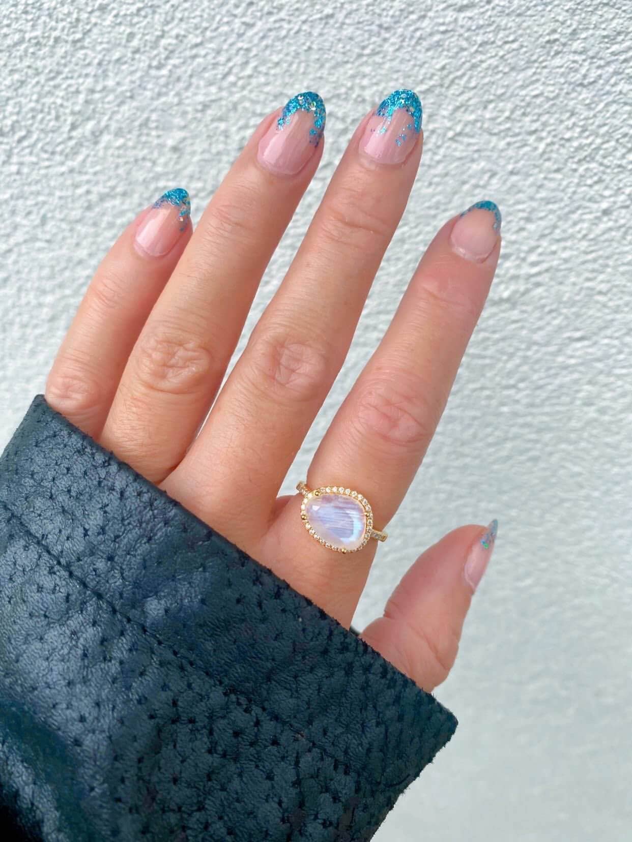 Skye Moonstone Ring - 14k Gold Vermeil