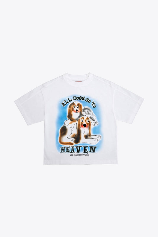 All Dogs Go To Heaven T-Shirt (White)