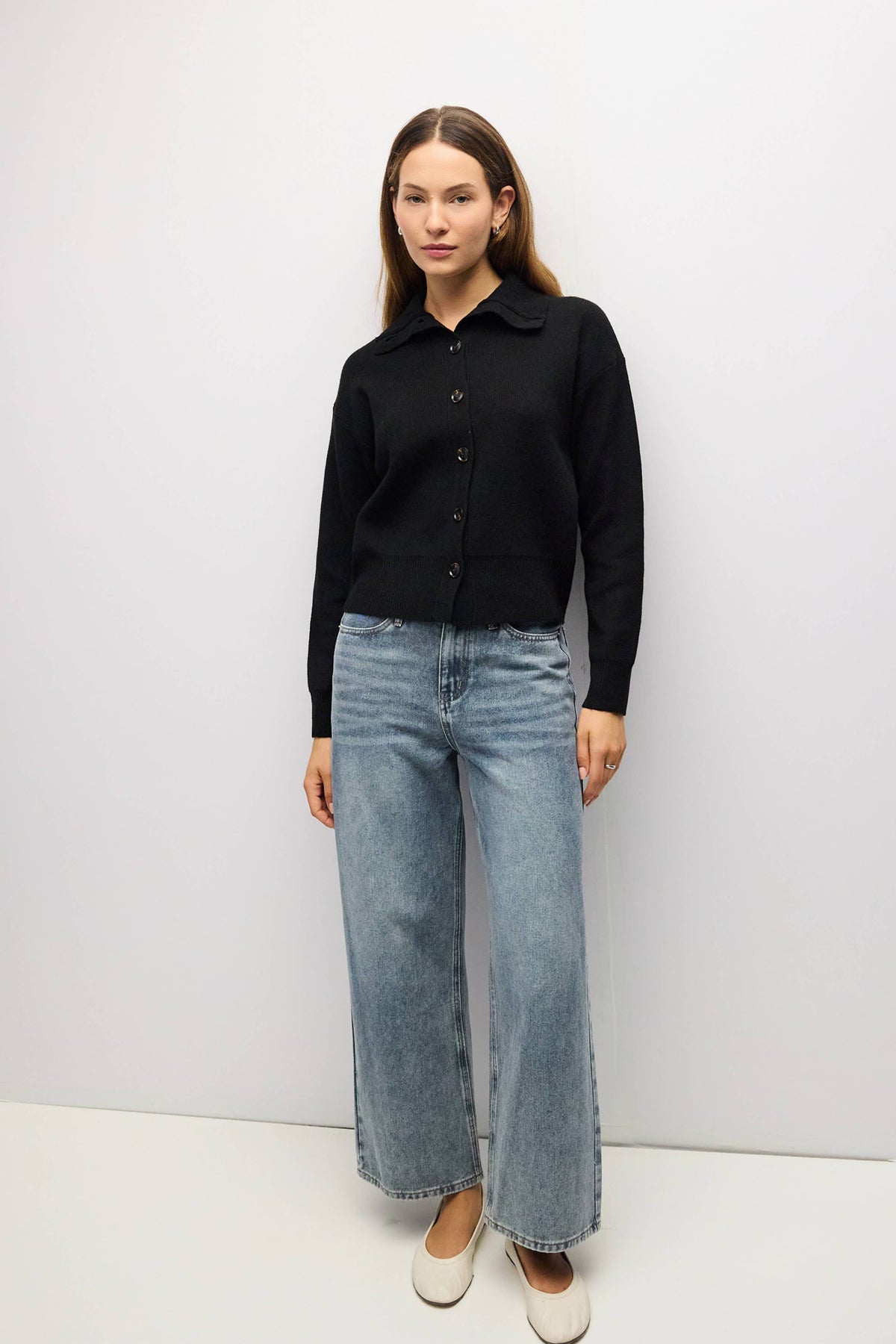 The Olivia Cardigan | Turtleneck Cardigan