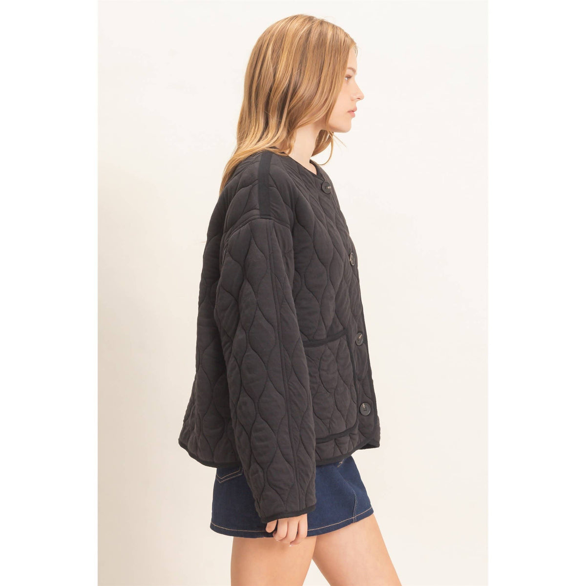Diamond Quilted Jacket