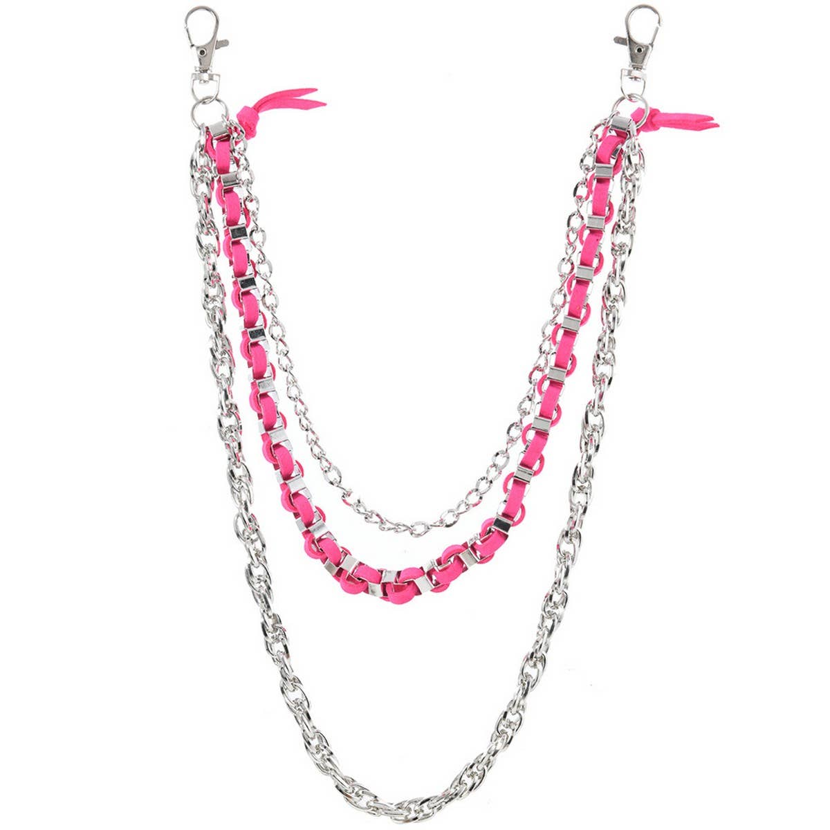 CREATIVE WOVEN THREE-LAYER TRENDY JEANS CHAIN_CWMM4829