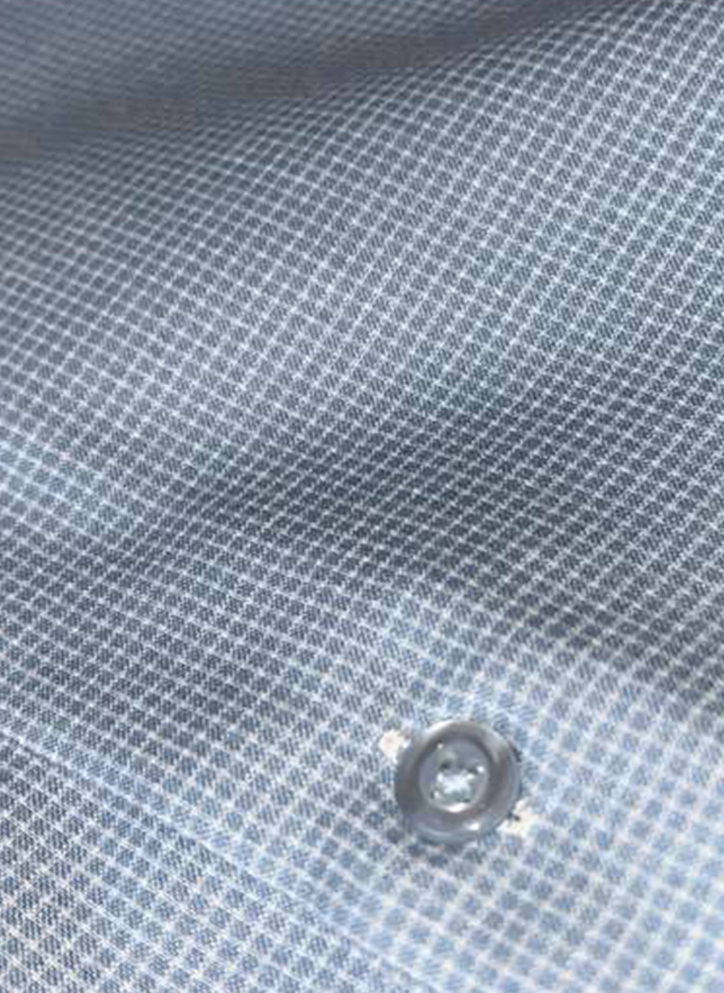 Checkered Boxy Fit Shirt (Blue)