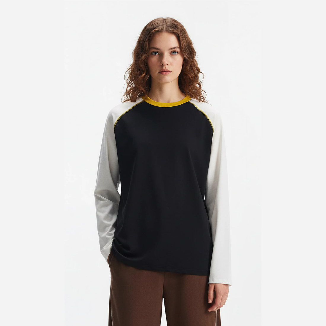 Men's Spring Sorona Colorblock Raglan Long Sleeve Tee