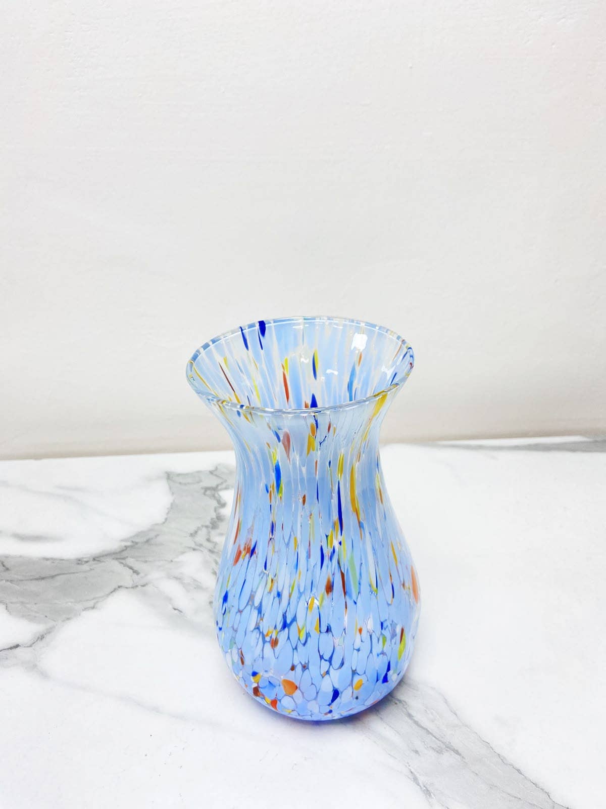 Simona Periwinkle vase in Murano blown glass