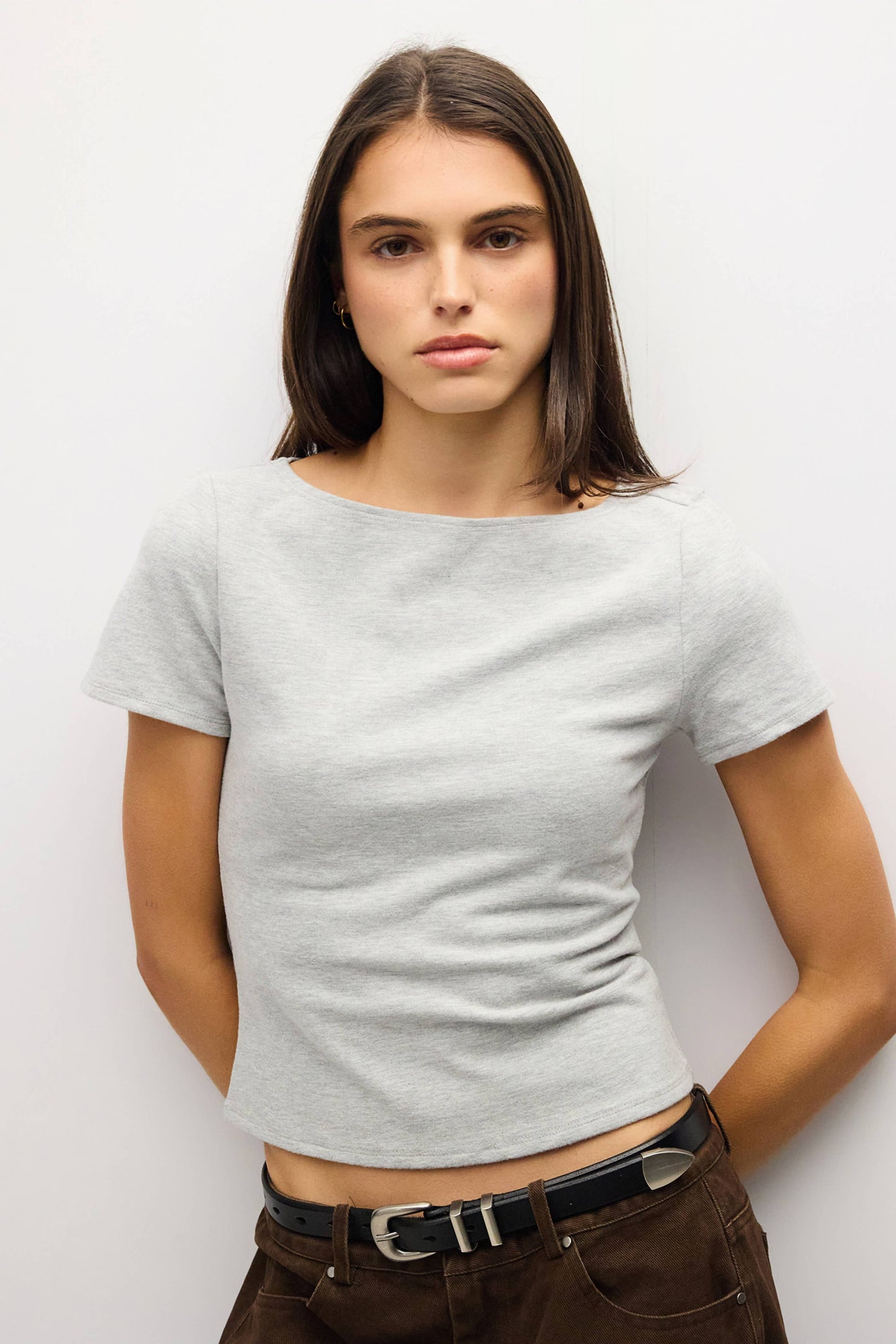 The Breanna Top | Wide Neck Soft Knit Top