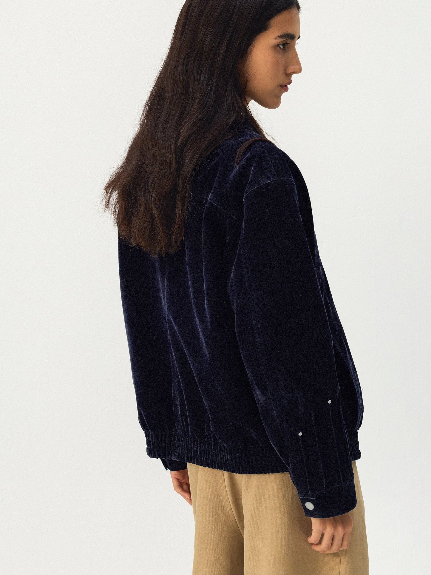 CUBIC Relaxed Zip-Up Blouson Jacket