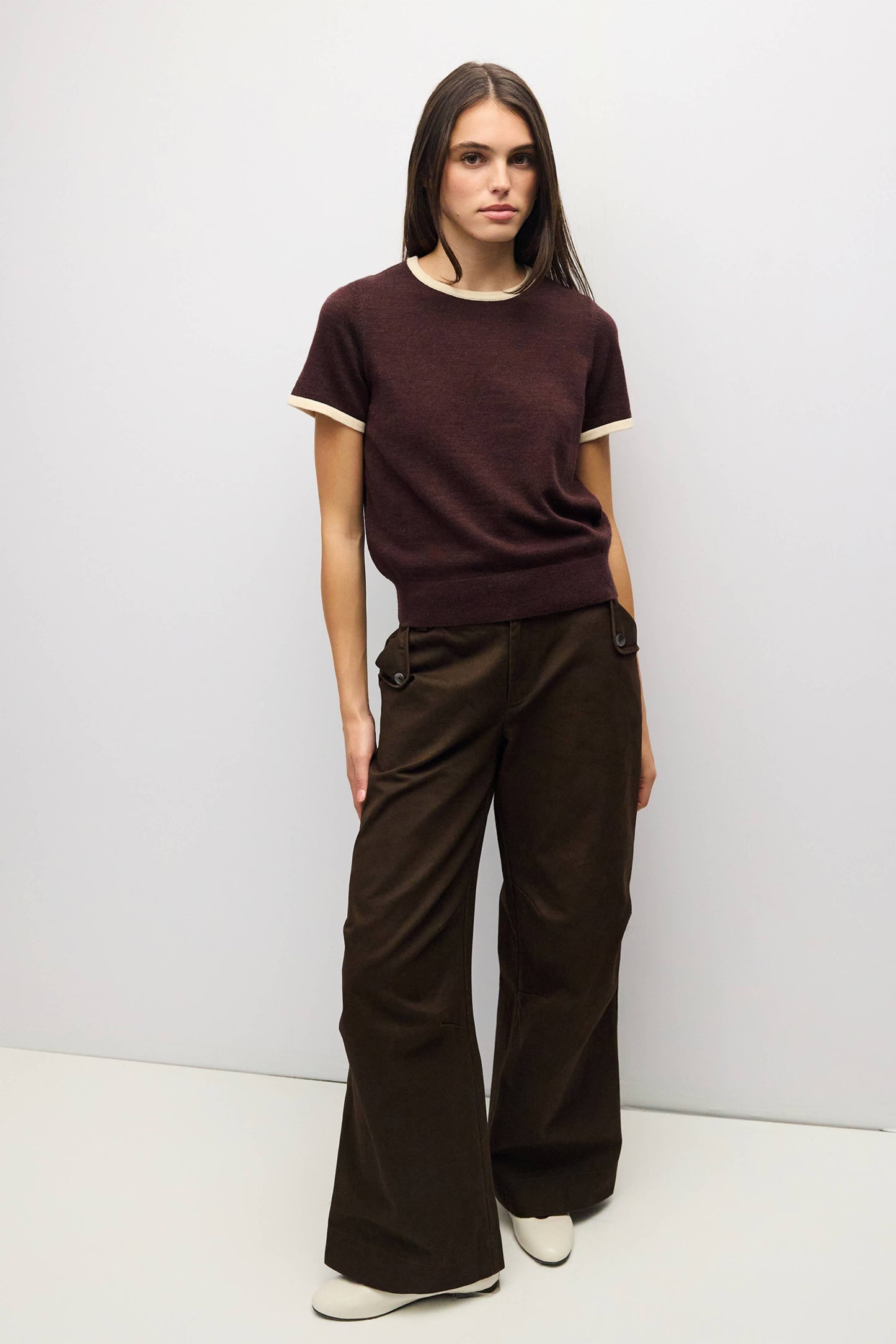 The Joey Top | Ringer Knit Top