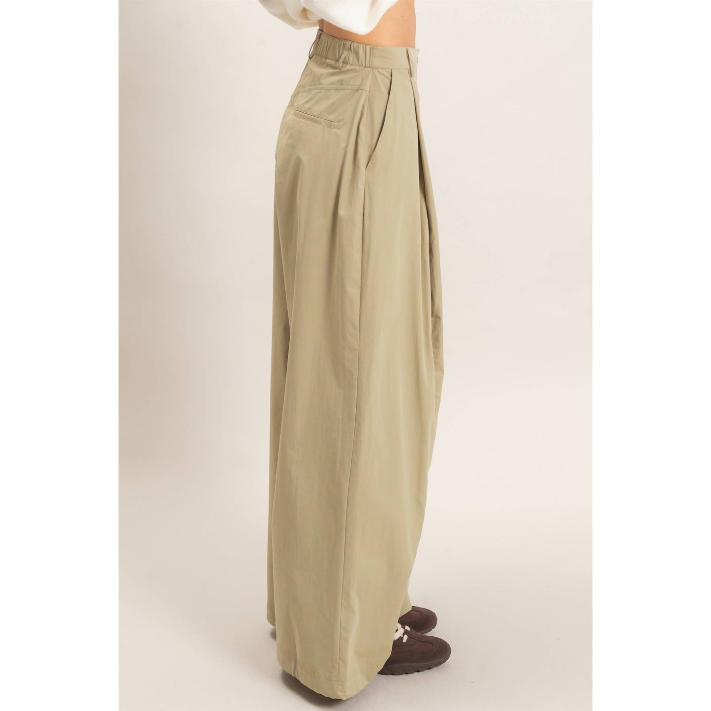 High-Waist Wide-Leg Pants