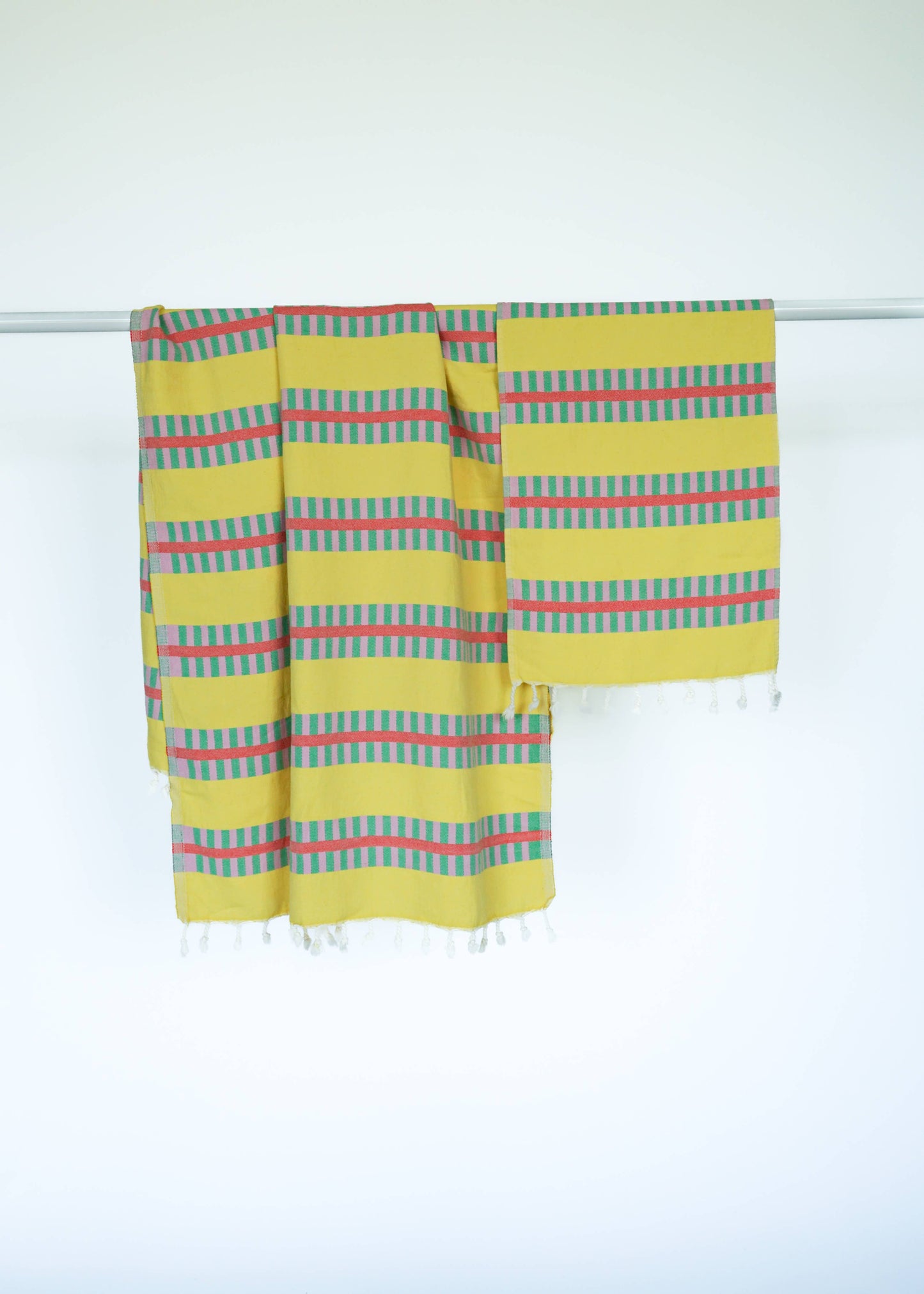 LATTICE TURKISH TOWEL / LEMON SPRITZ