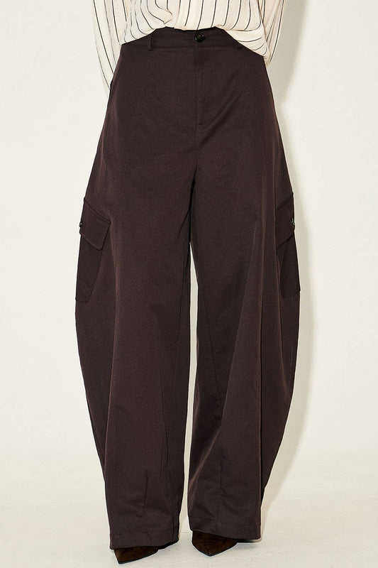 Barrel Leg Cargo Pants
