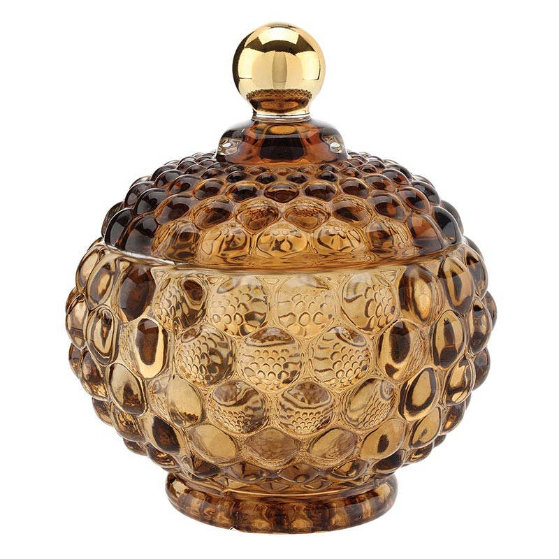 Amber Glass Jar