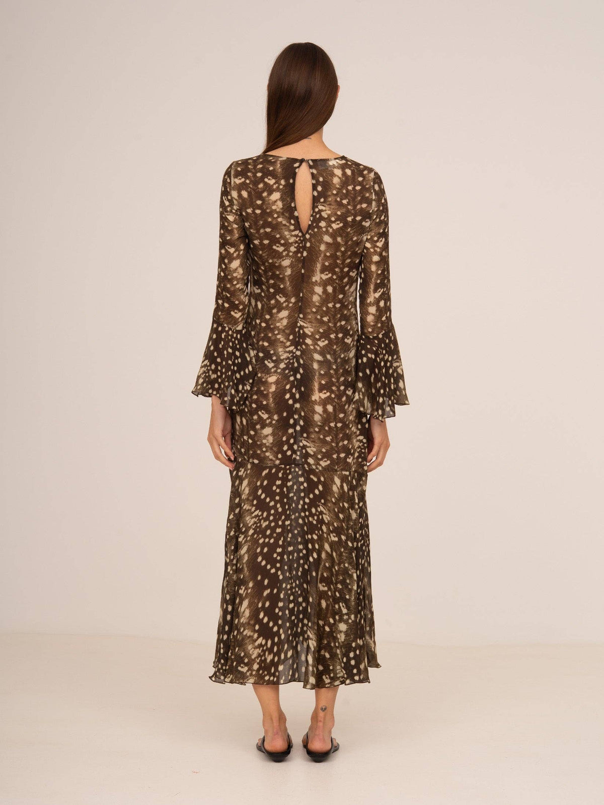 Bambi Noir Jester Animal Print Dress