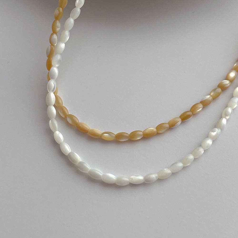 Trendy Solid Color Bead Choker Necklace MK2ZCEP6W6JNC330