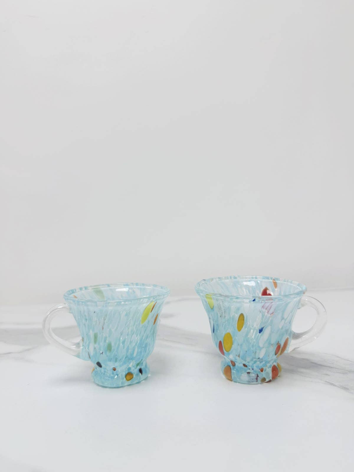 Campanella Celeste Coffee Cup in Murano Glass