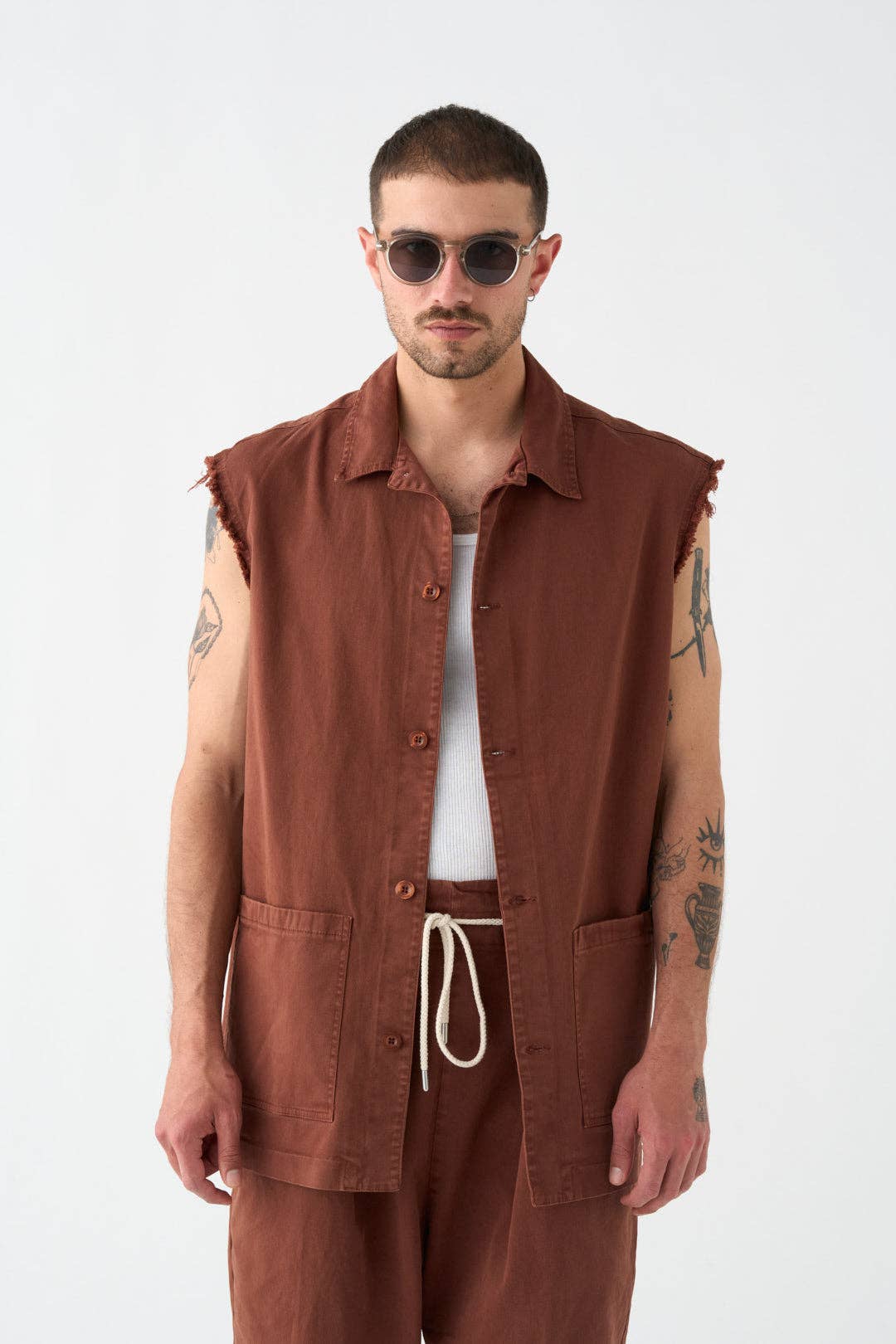 Brown vest
