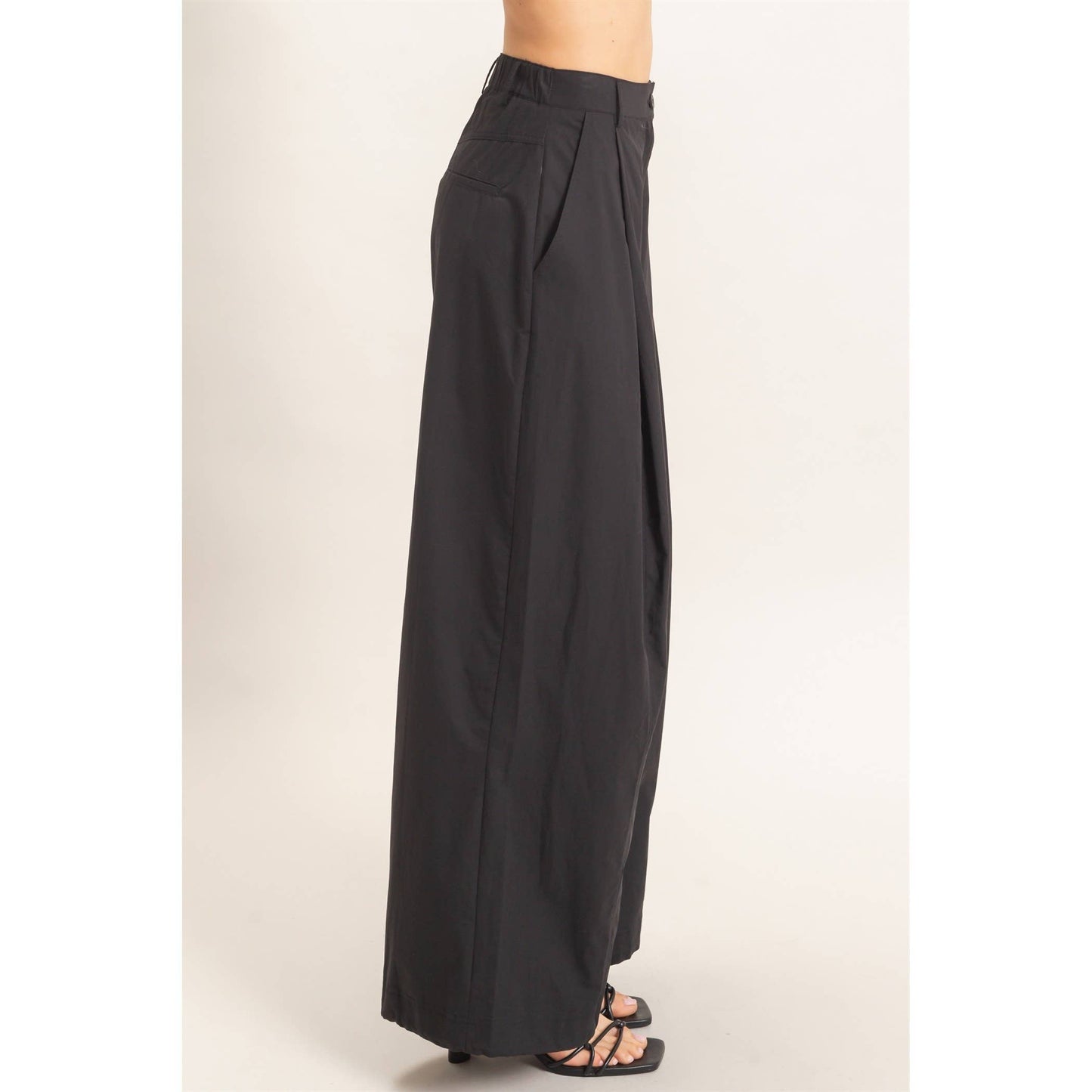 High-Waist Wide-Leg Pants