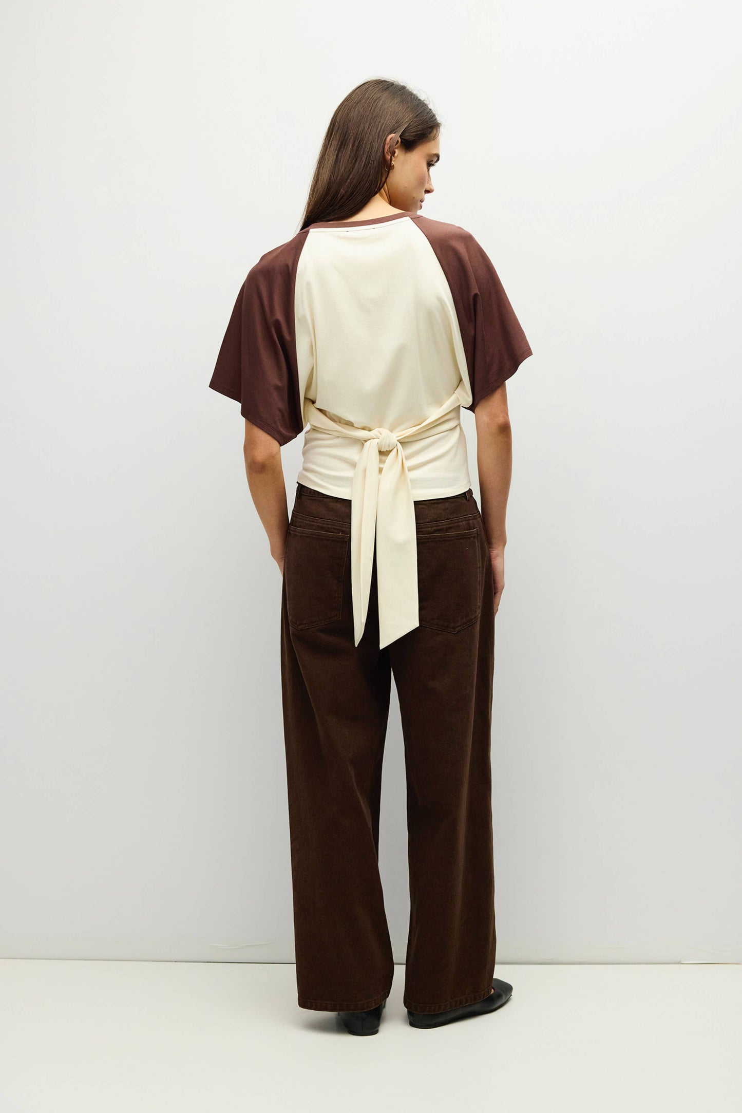 The Taylor Top | Raglan Tie Back Top