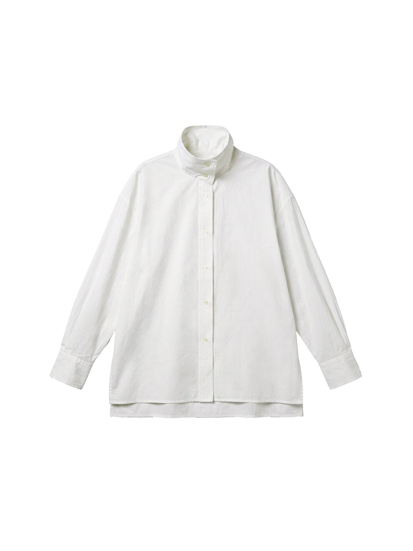 CUBIC Stand Collar Cotton Shirt