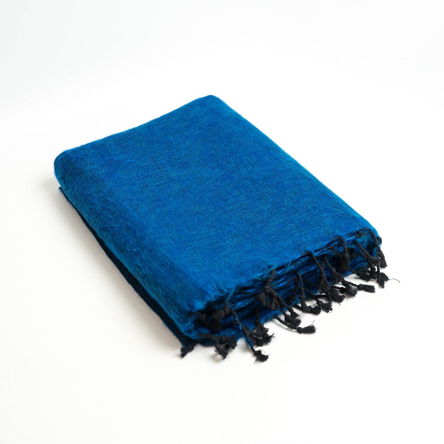 Extra Soft Yak wool Travel Throw Blanket  46"x96" Handmade