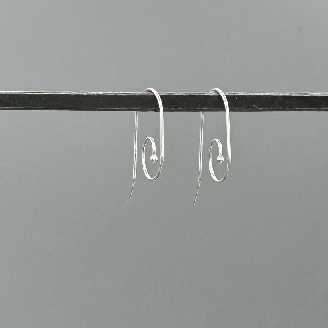 Oval Spiral Threader Hoops