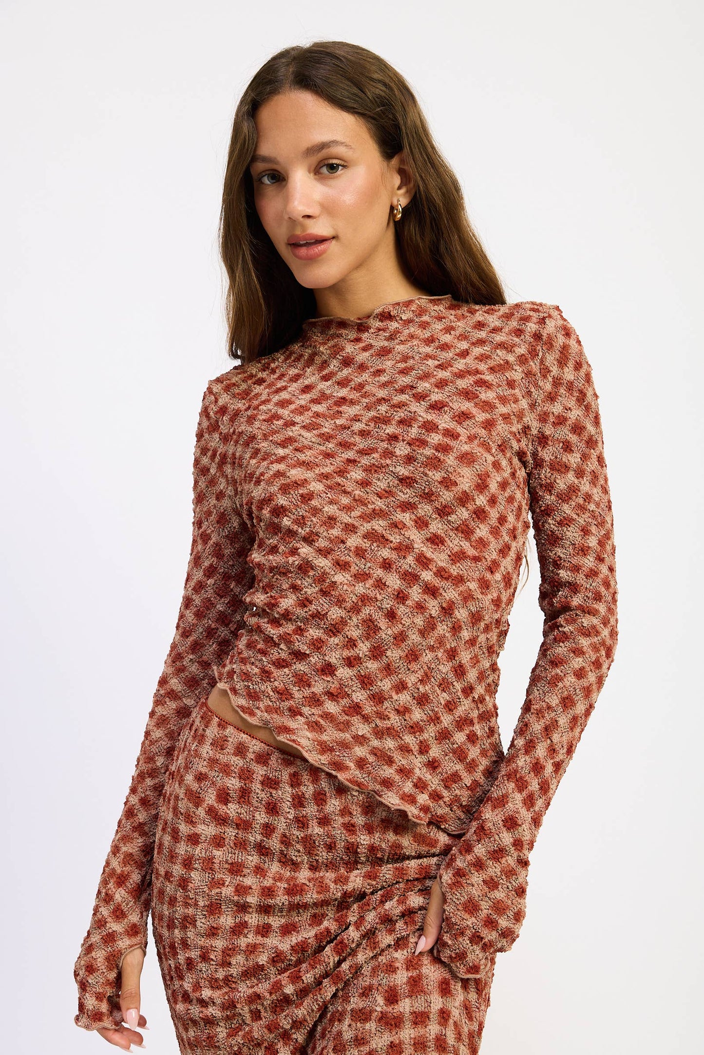 ASYMMETRICAL LONG SLEEVE TOP