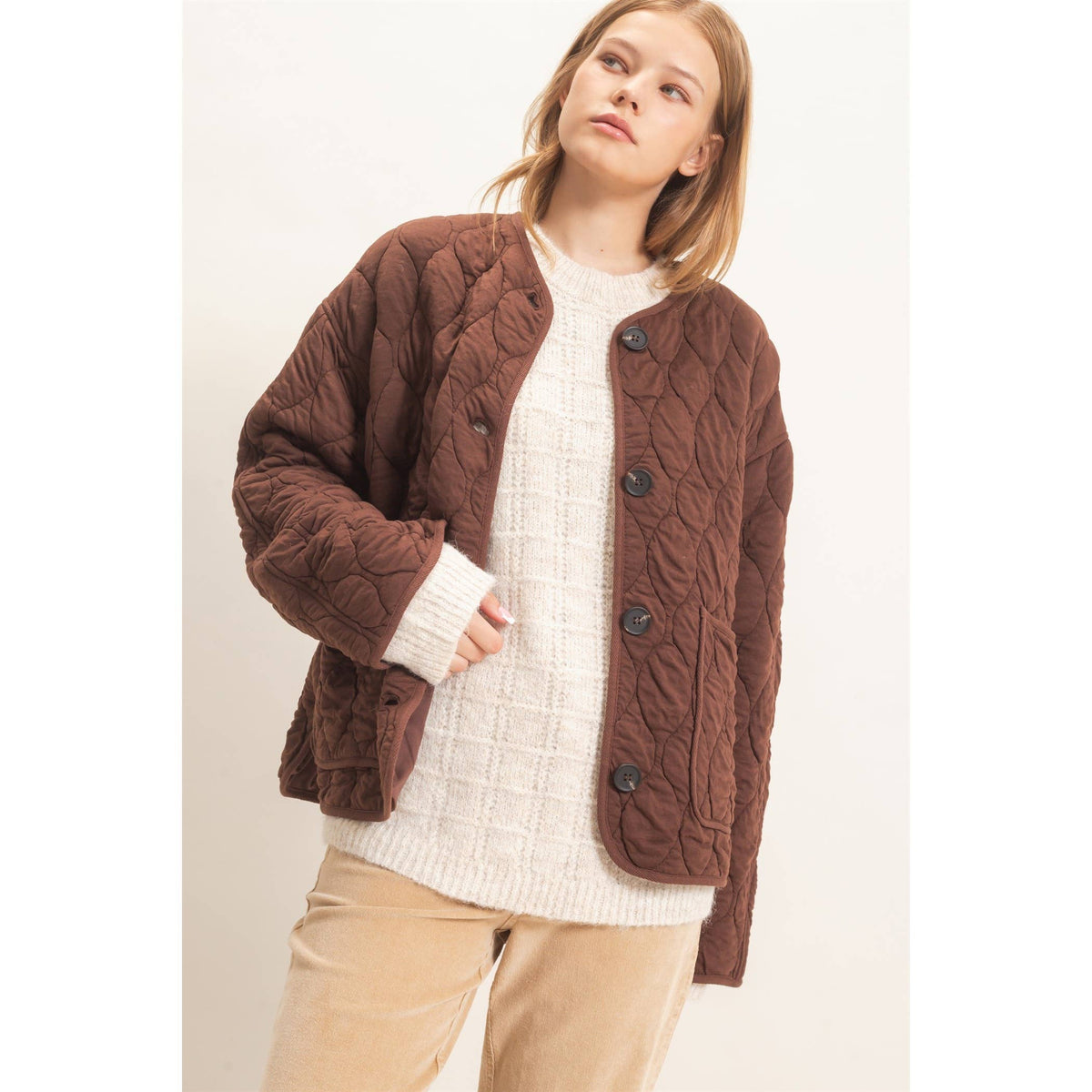 Diamond Quilted Jacket