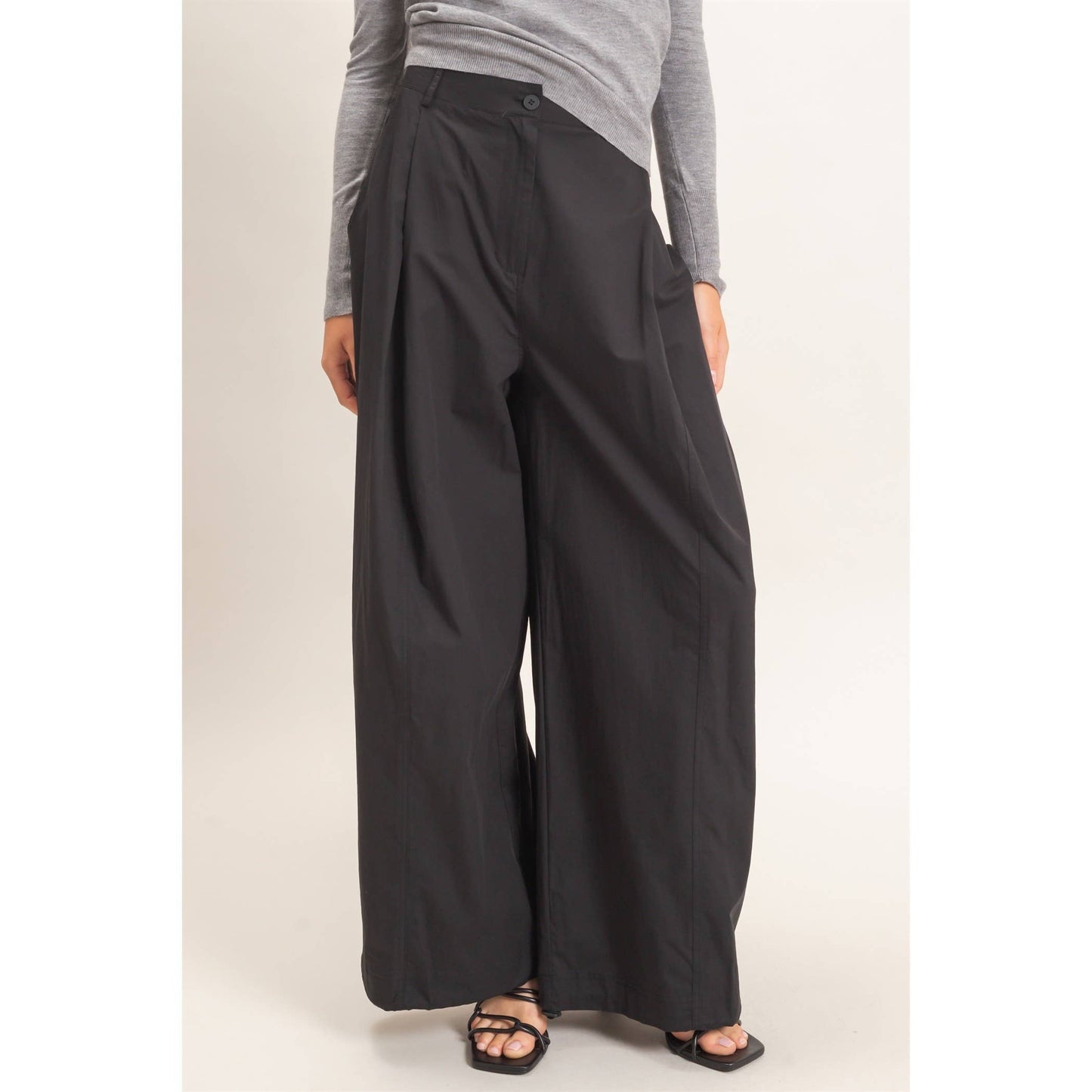 High-Waist Wide-Leg Pants