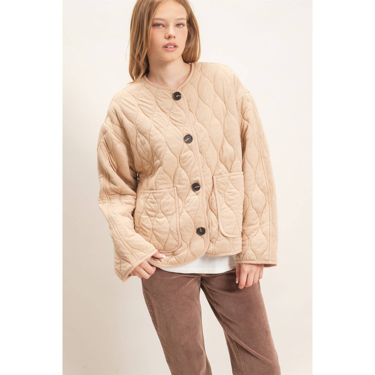 Diamond Quilted Jacket