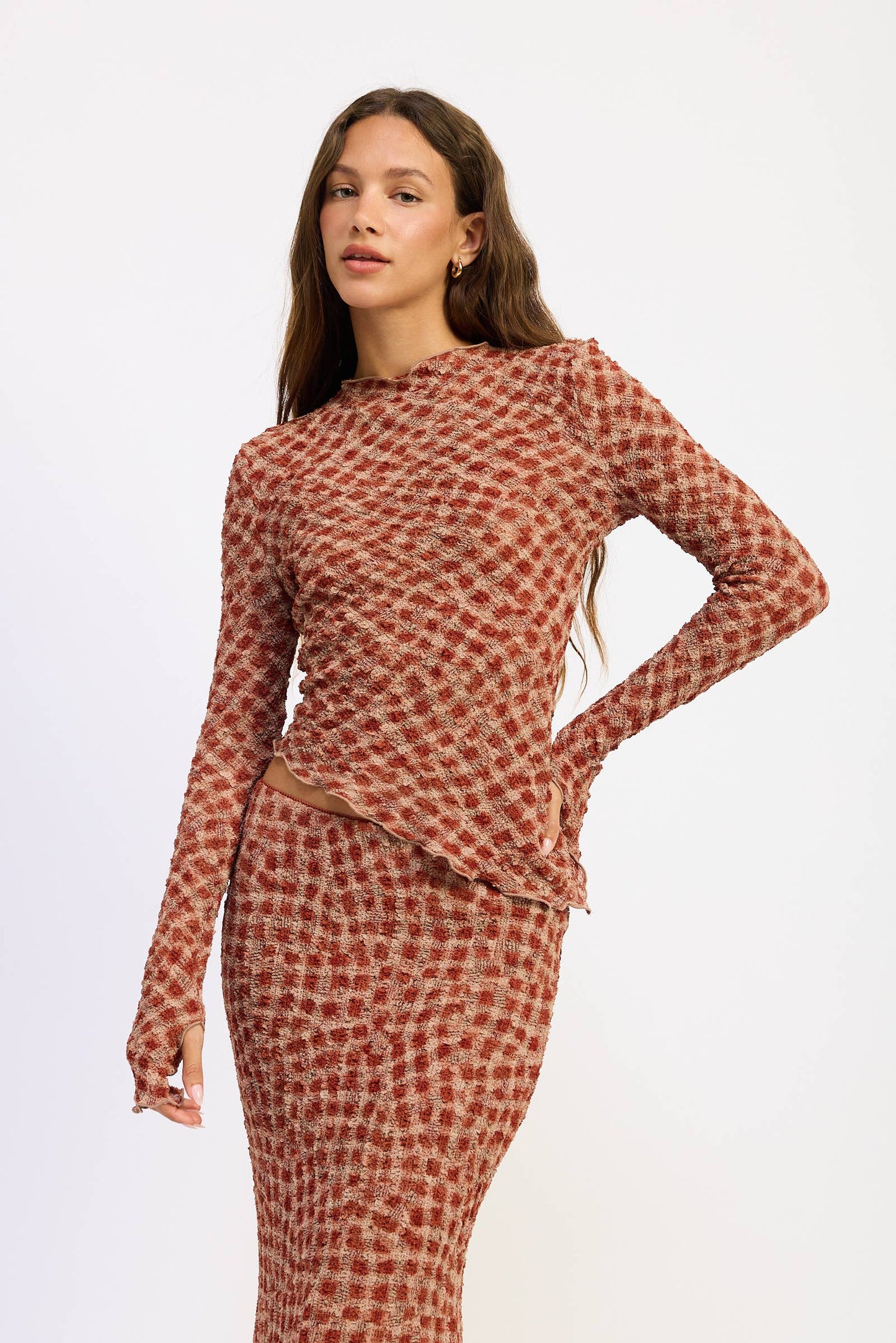 ASYMMETRICAL LONG SLEEVE TOP