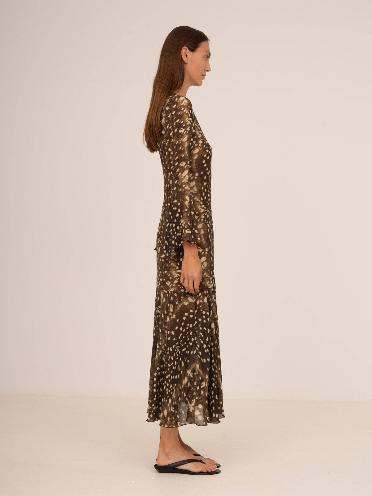 Bambi Noir Jester Animal Print Dress