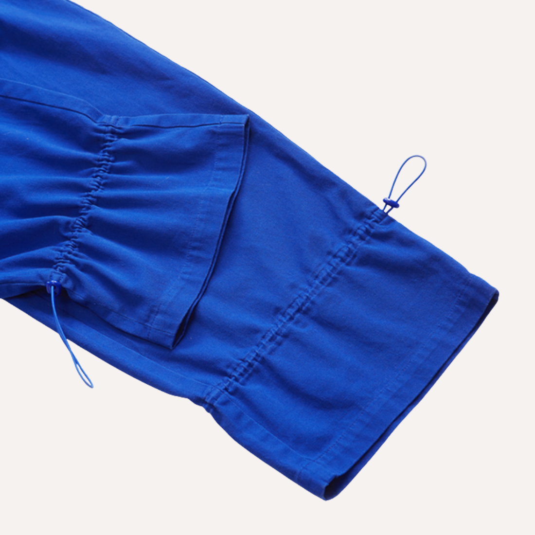 Men's Spring Summer Twill Laser Wide Loose Cargo Pants