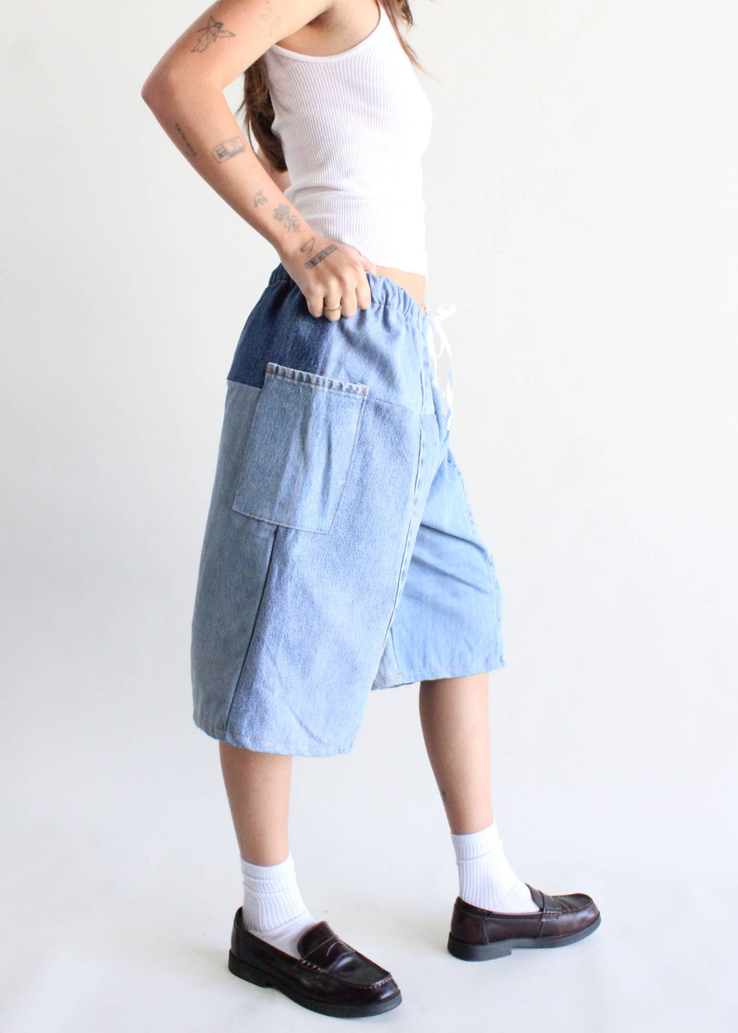 Eco-Denim Wide Leg Jort Bundle