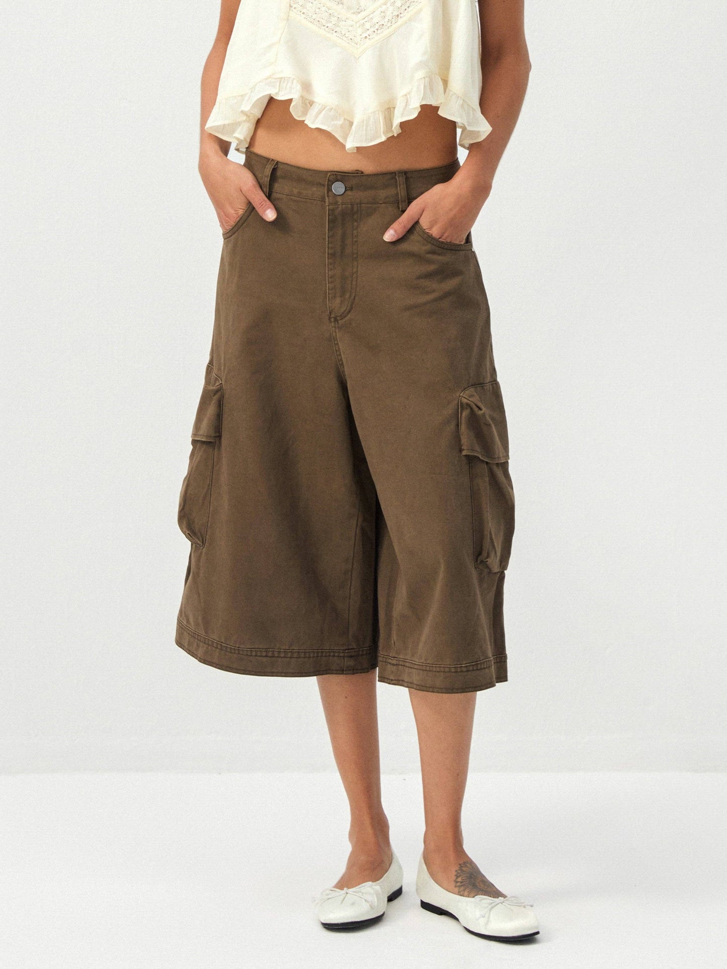 CUBIC 100% Cotton Cargo Culottes