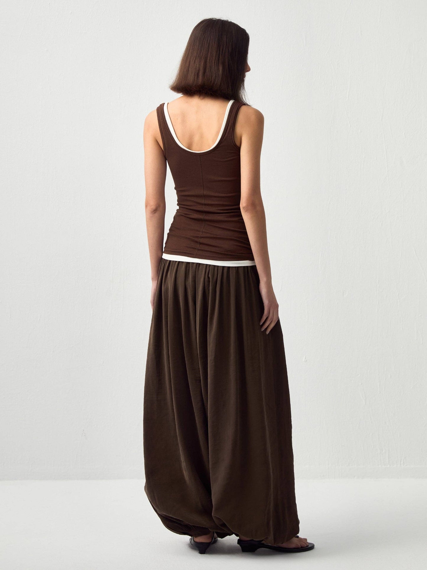 CUBIC Pleated Lantern Pants