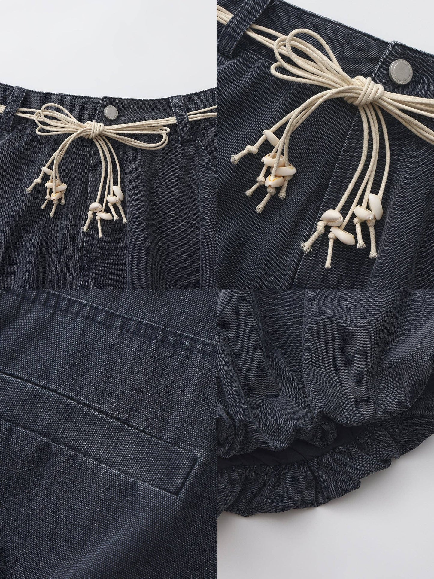 CUBIC Cotton Ruffled Bubble Shorts