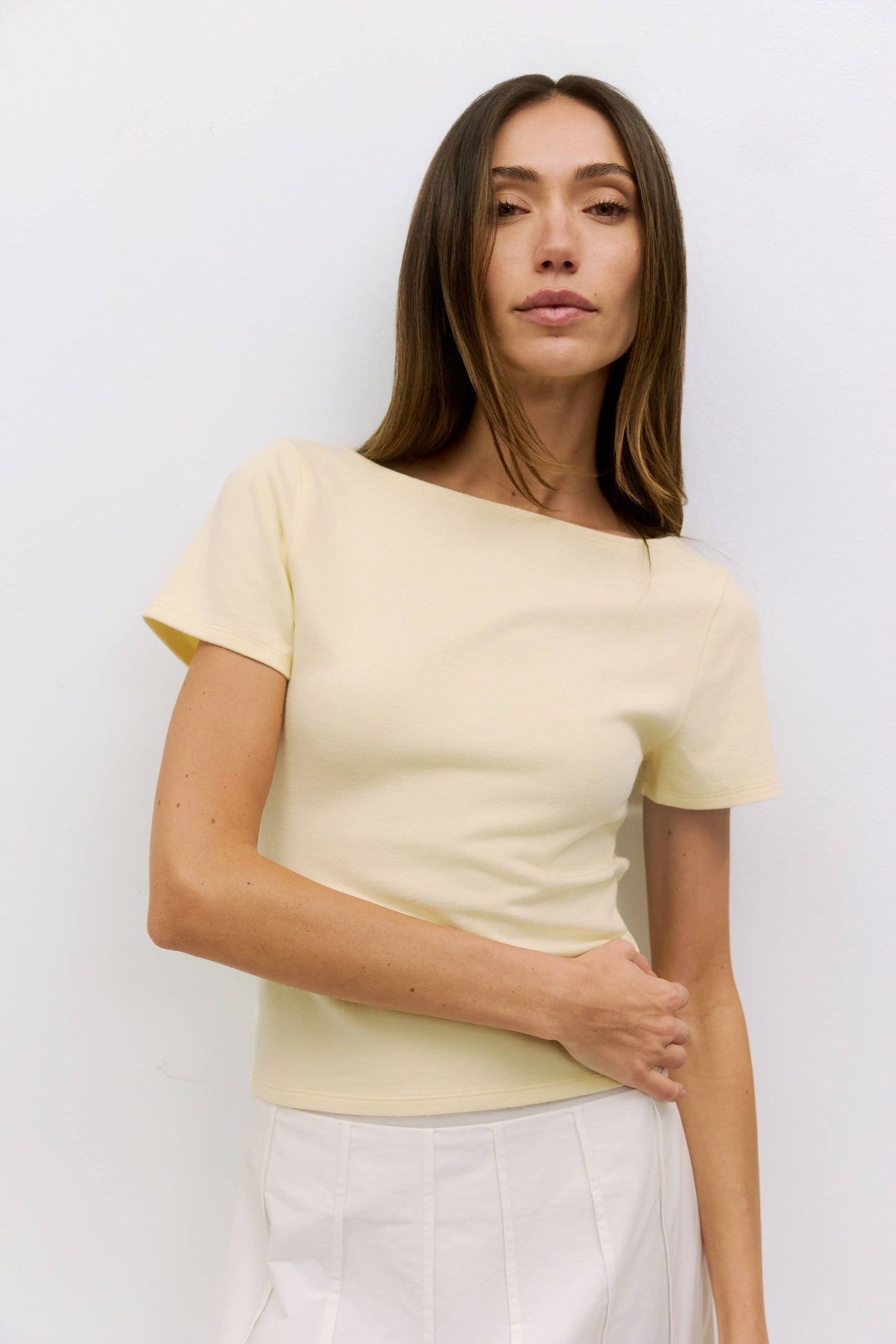 The Breanna Top | Wide Neck Soft Knit Top