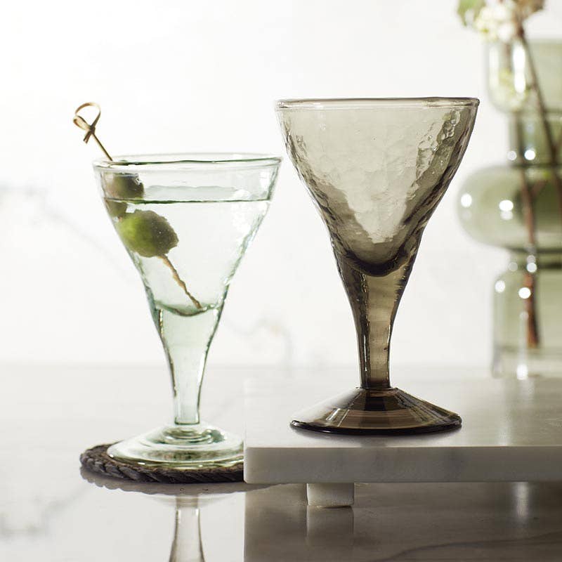 Glass Goblet - Moss
