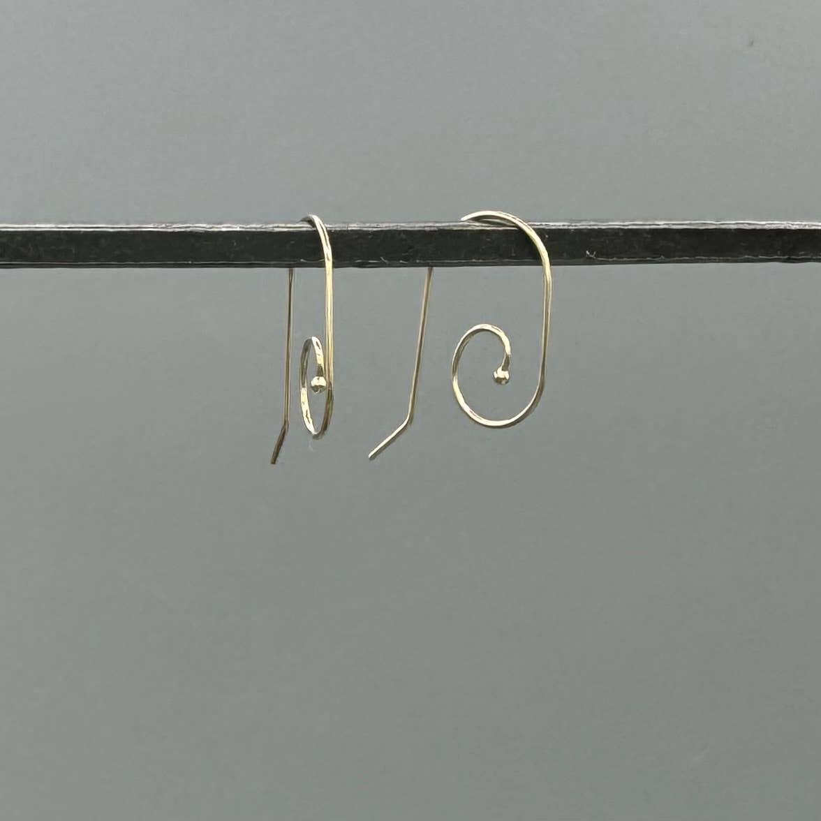 Oval Spiral Threader Hoops