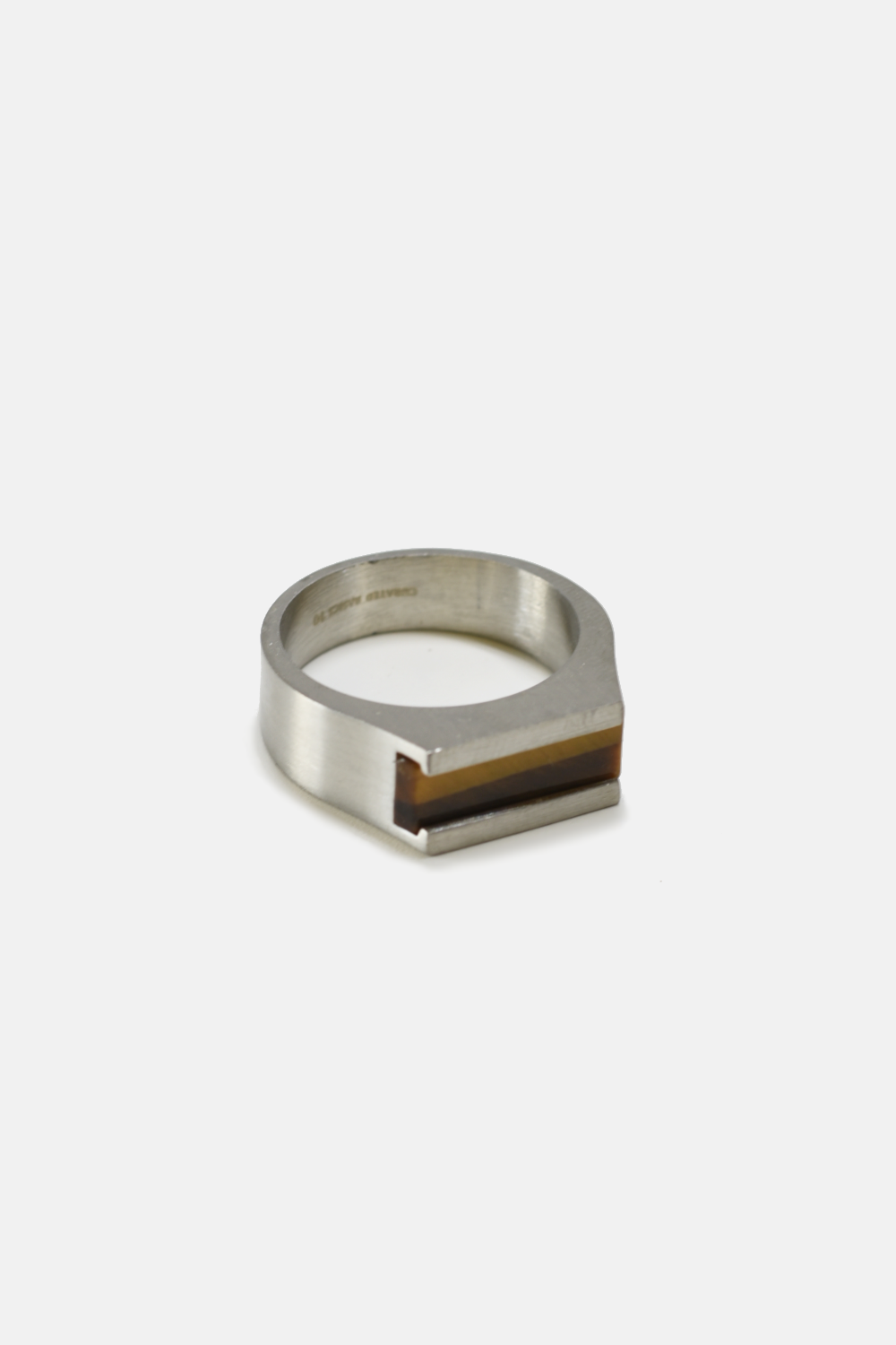 Tiger Eyes Signet Ring
