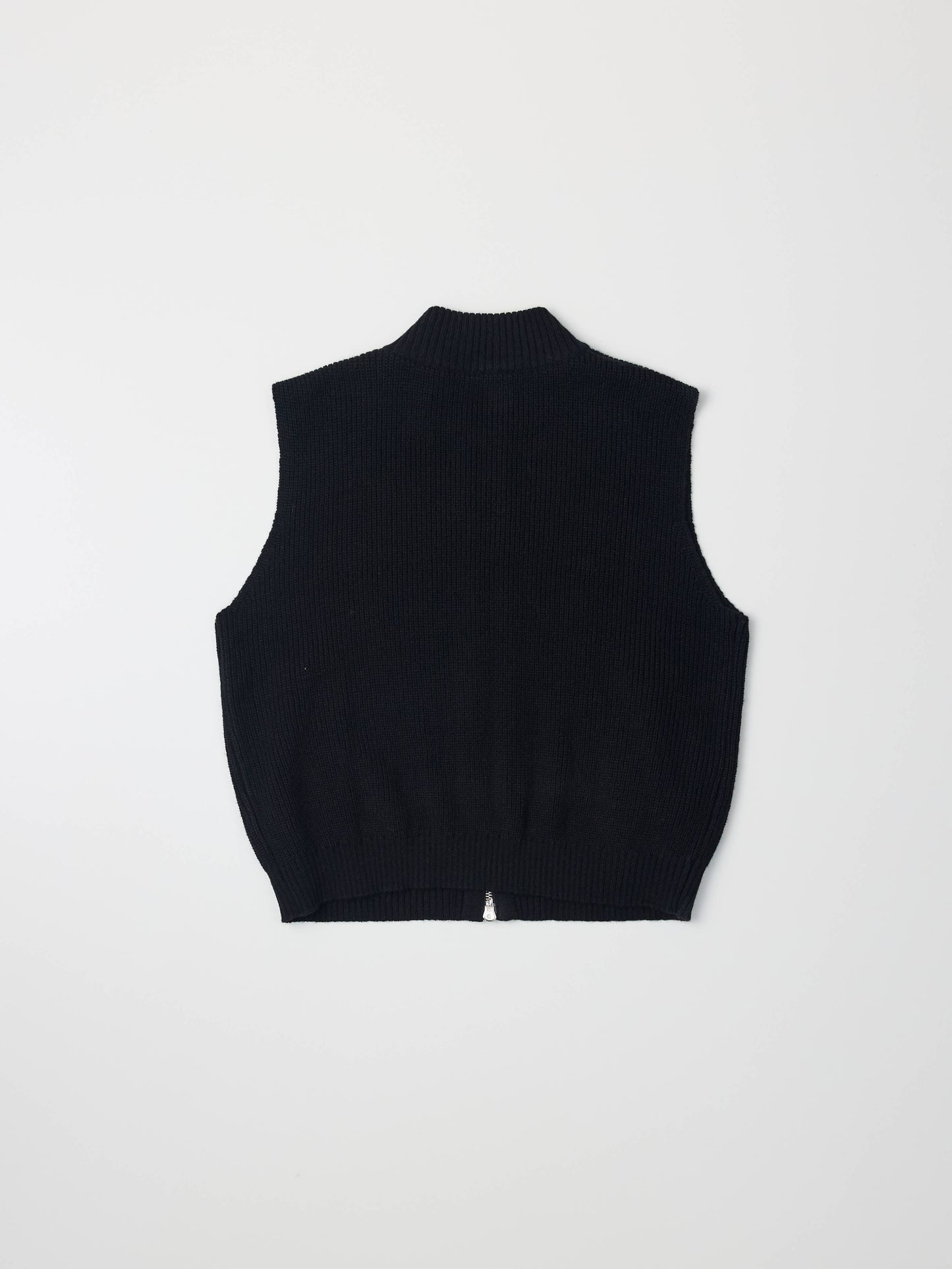 The Dion Vest | Zip-Up Knit Vest