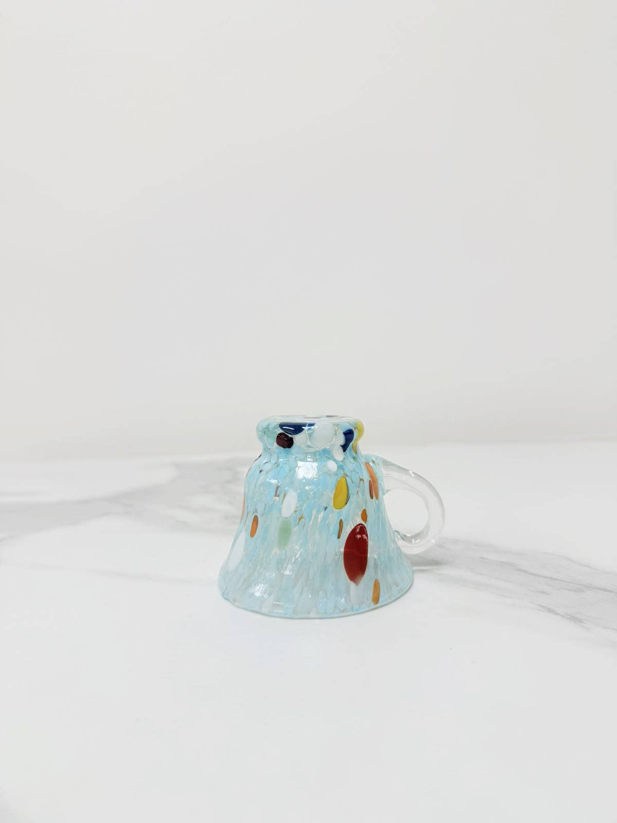 Campanella Celeste Coffee Cup in Murano Glass